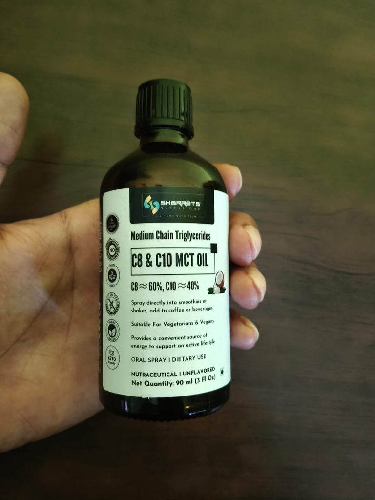 MCT oil with 60% C8 and 40% C10